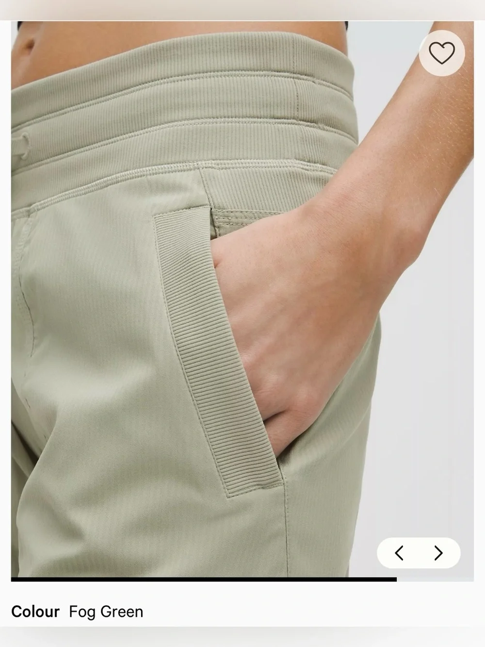 lululemon athletica Fog Green Relaxed Drawstring Joggers